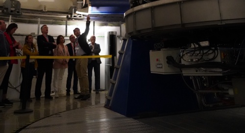 The Minister of the Environment and Tourism, Manuel Blasco, visits the Observatorio Astrofísico de Javalambre